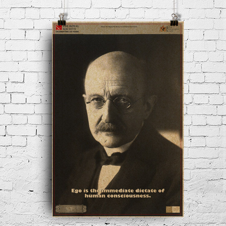 科学家海报 普朗克 planck 德国物理学家 量子论创始人 人物海报