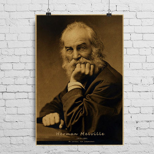 诗人作家海报美国沃尔特惠特曼Walt Whitman《草叶集》美国诗人