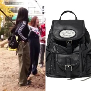 韩国代购 lotsyou Jennie 金智妮同款 Nostalgia chubby 双肩包