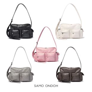 韩国代购 samoondoh cross utility bag M 多口袋 单肩/斜挎包