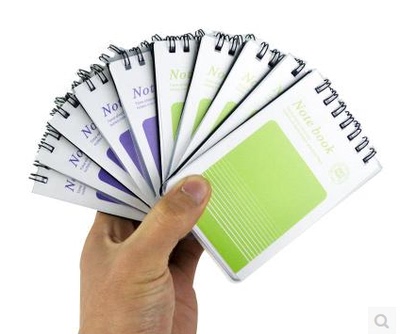 申士SS-50100线圈本便条本70*115mm 45页 便签本卷子本口袋本