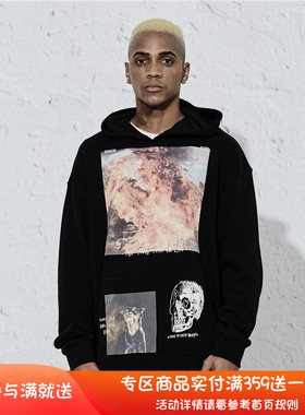 纽约潮牌Profound Foundation支线 森林火焰帽衫 liluzivert上身