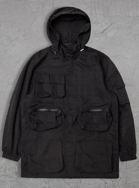 Profound Foundation支线 多袋机能风战术风中长款风衣外套