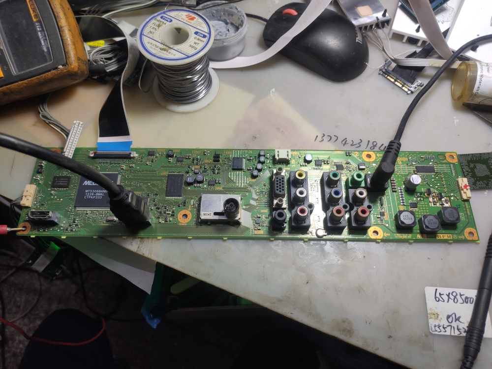 维修索尼KLV-40EX430 KLV-32EX330主板1-887-041-32/11/12