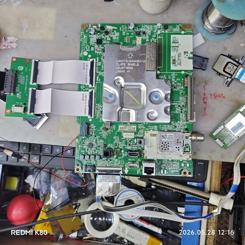 维修LG 75UP8100PCB/65/75NAN076CPA 主板EAX69595501
