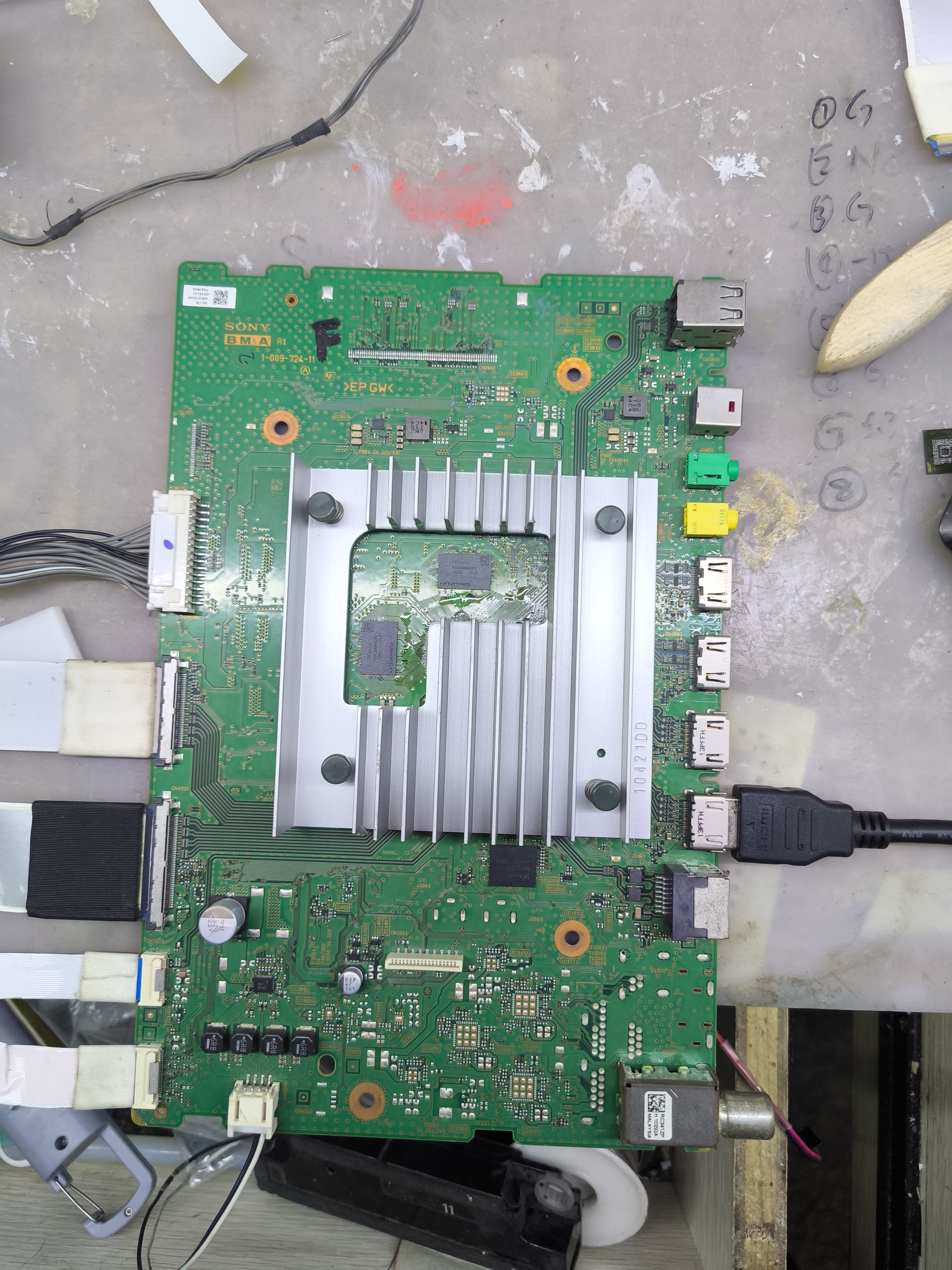 原装拆机索尼KD-75X85J主板1-009-724-12/11配屏YDBM075CCS02现货