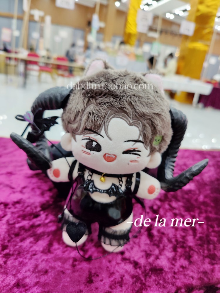 ◆| De la mer |◆娃用配件 20CM 恶魔角 棉花娃娃 玩偶
