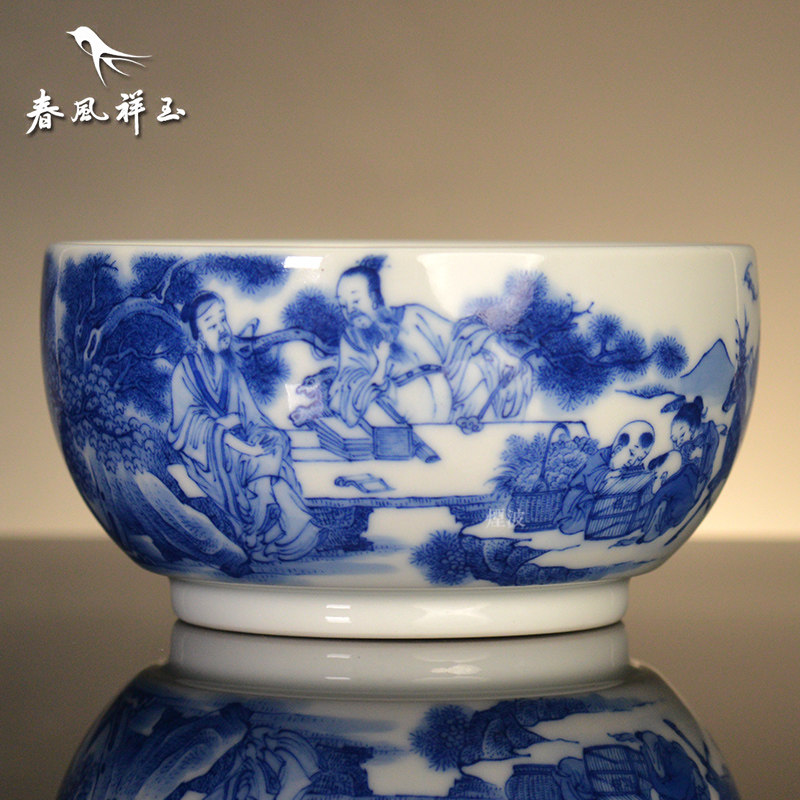 景德镇春风祥玉邹俊窑珍藏九字款