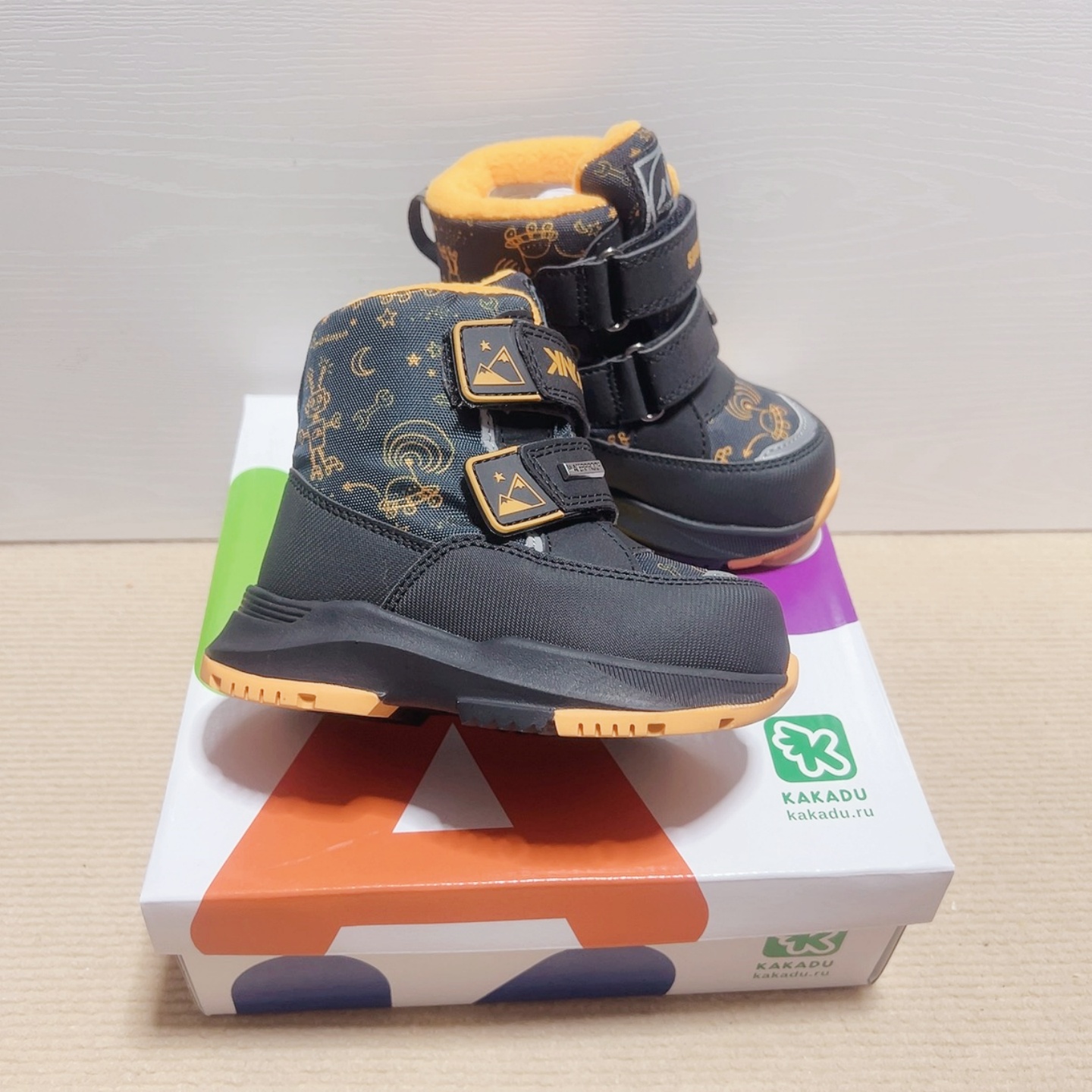 外贸出口儿童男童雪地靴22-27轻便防滑保暖加毛加厚羊毛混纺-30度