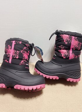 外贸出口羊毛儿童女童雪地靴防滑