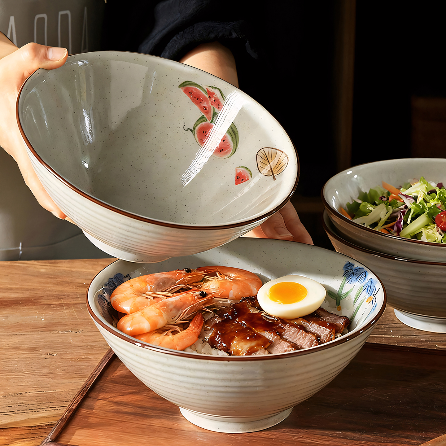 2025新款高颜值陶瓷面碗