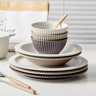 饭碗家用2026新款高级感陶瓷斗笠碗特别好看的碗大汤碗釉下彩餐具