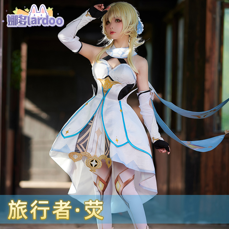 娜多 原神cos旅行者荧COSPLAY荧妹游戏动漫服装女连衣裙可爱