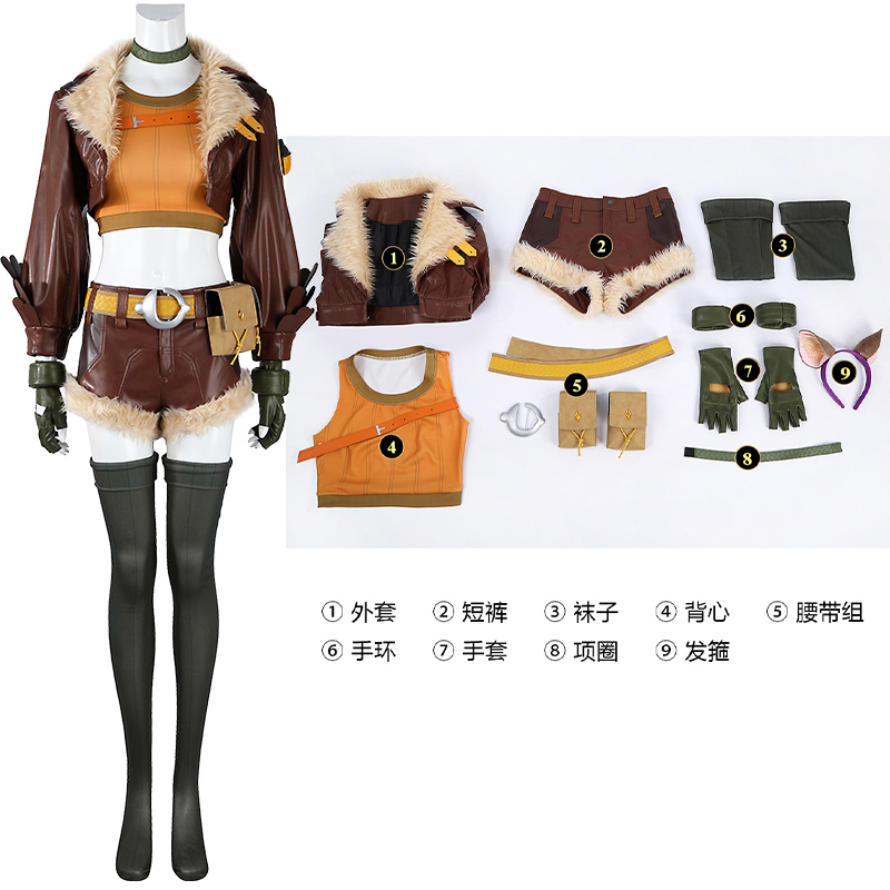 thumbnail for Naduo Marvel Squirrel Female Cosplay NetEase Game Same Comic Con Character Cosplay Costume 5592