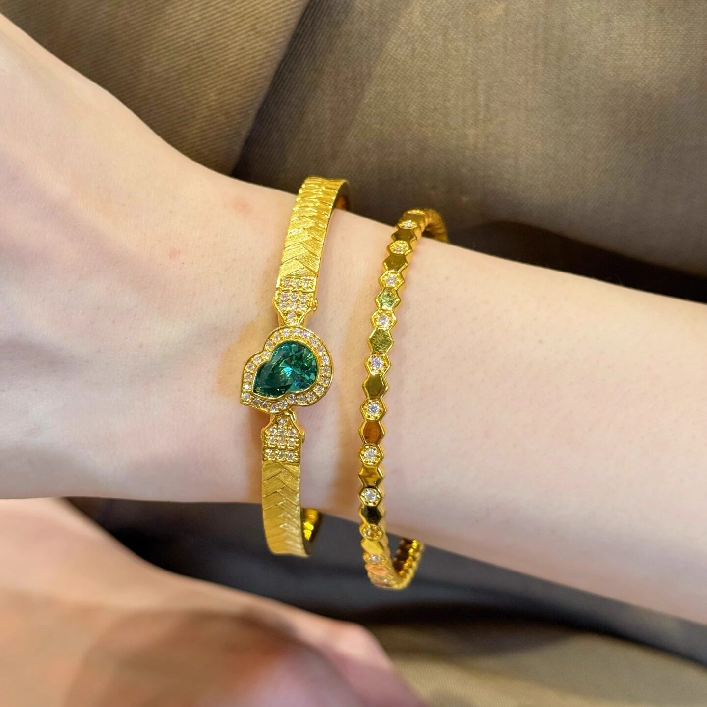 足金女手镯黄金999高级感5D福禄镯子葫芦带证书支持复检送礼盒