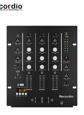 9Recordio GAX-DM4 跨境电商四声道KTV舞台DJ调音台4通道DJ