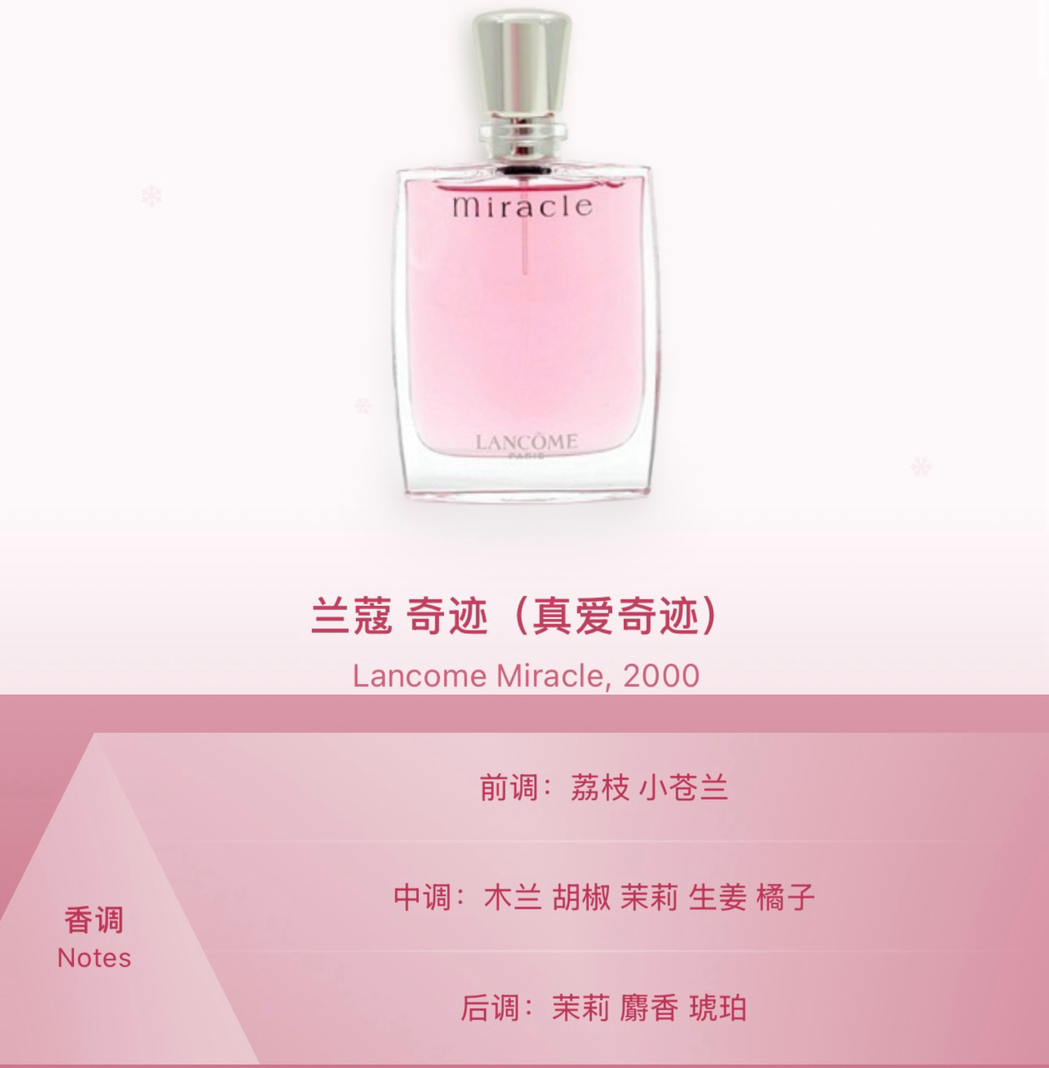 停产Lancome兰蔻催眠美丽人生璀璨爱恋奇迹女士香水30 50 75ML