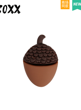 CROXX 卡通松果洞洞鞋配饰装饰扣鞋扣鞋花diy卡扣适配Cross/Crocs