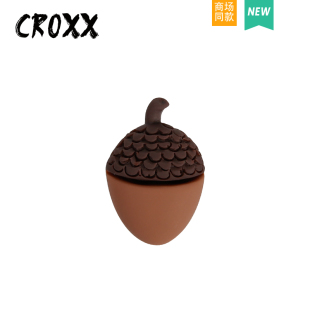 扣鞋 可爱 花饰品 配饰cross装 饰扣鞋 卡通松果洞洞鞋 卡扣diy CROXX