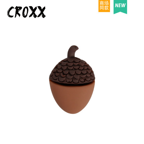 CROXX 卡通松果洞洞鞋配饰装饰扣鞋扣鞋花diy卡扣适配Cross/Crocs