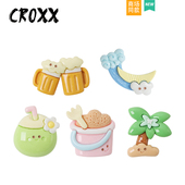 装 花拖鞋 饰物配饰适配crocs 配饰可爱鞋 CROXX海边沙滩分洞洞鞋