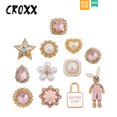 CROXX炽天使“diy高级感洞洞鞋扣配饰镶钻可拆卸适配crocs/cross