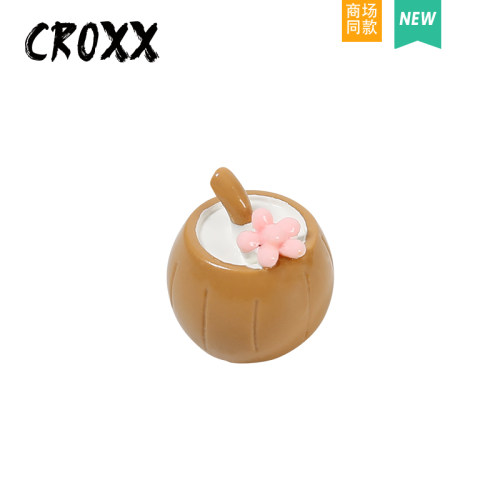 CROXX 洞洞鞋配饰立体小花椰子汁鞋花装饰扣卡扣适配Cross/Crocs
