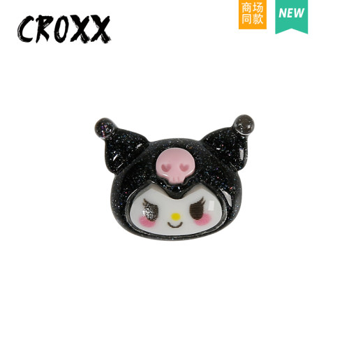 CROXX洞洞鞋配饰米米头像透明感鞋花装饰扣卡扣diy 鞋扣适配Crocs