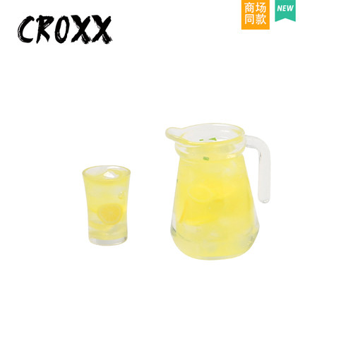 CROXX仿真珍珠奶茶鞋扣洞洞鞋花diy配件装饰卡扣适配crocs/cross