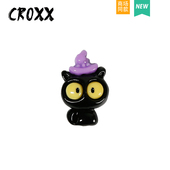 洞洞鞋 配饰小黑猫鞋 花装 CROXX 饰扣卡扣diy配件适配Cross Crocs