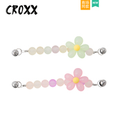 花朵ins风洞洞鞋 饰扣卡扣适配crocs 配饰鞋 扣装 cross 花鞋 CROXX