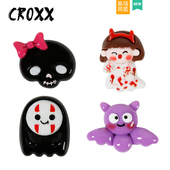 饰扣diy鞋 CROXX 花卡扣适配Crocs 鞋 扣装 洞洞鞋 配饰万圣节无脸男