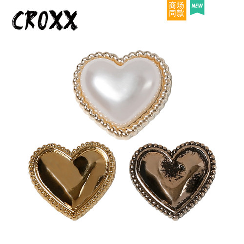 CROXX 洞洞鞋配饰仿复古铜装饰扣diy配件鞋花鞋扣适配Cross/Crocs