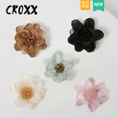 配饰镶钻栀子花鞋 花鞋 扣装 CROXX洞洞鞋 饰扣diy鞋 饰卡扣适配crocs