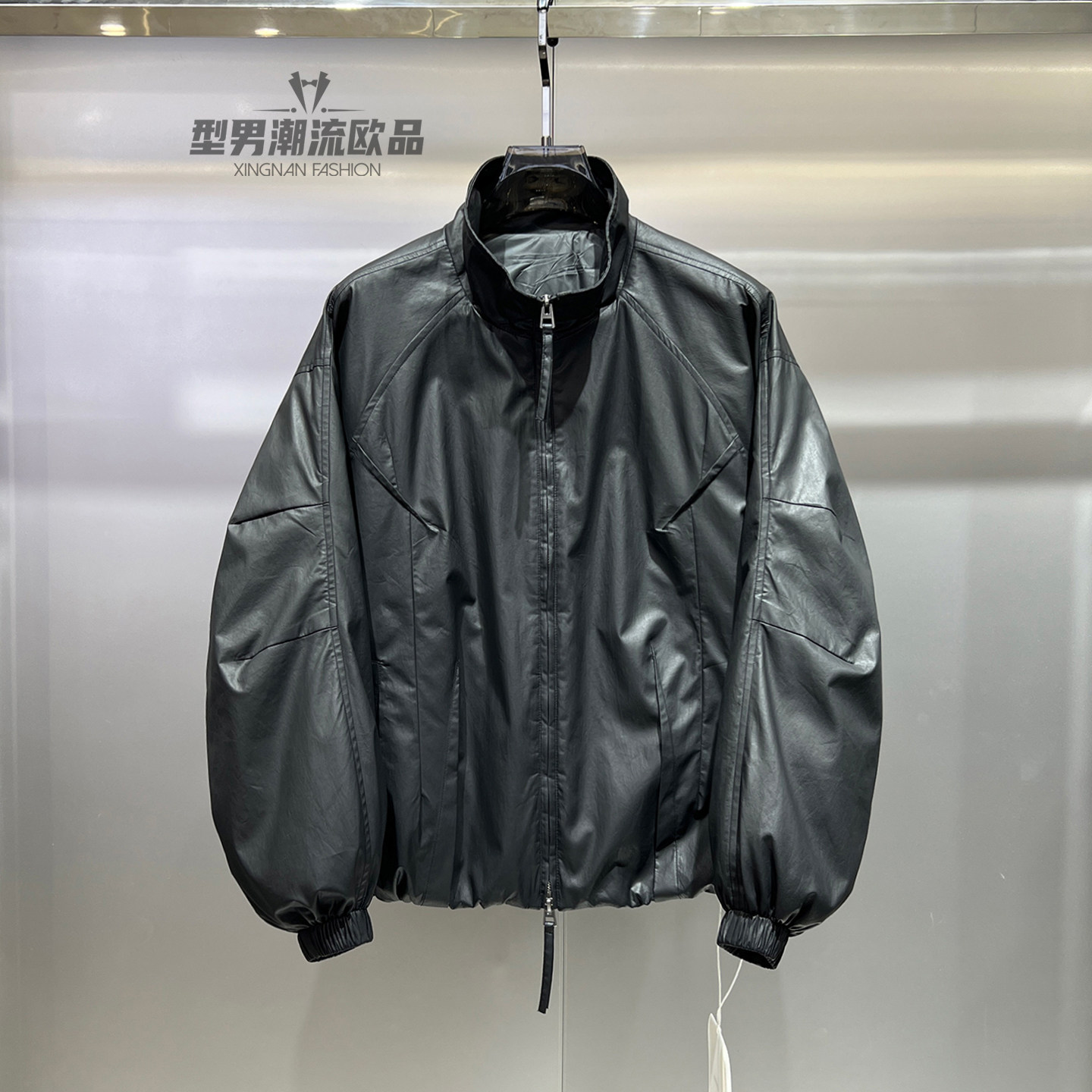 男士潮牌立领羽绒服时尚潮流宽松