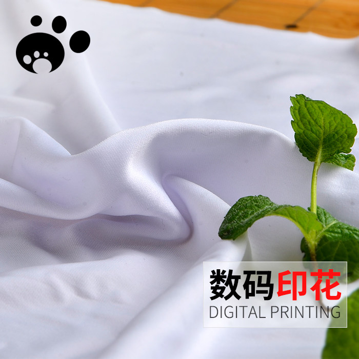 氨纶弹力强冰丝垂感针织布料印花图片