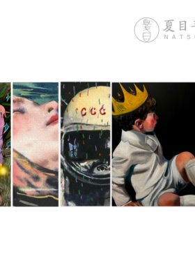 281/295/297/288「NATSUME x 崔佳霖」手工旅行水彩本手账速写本