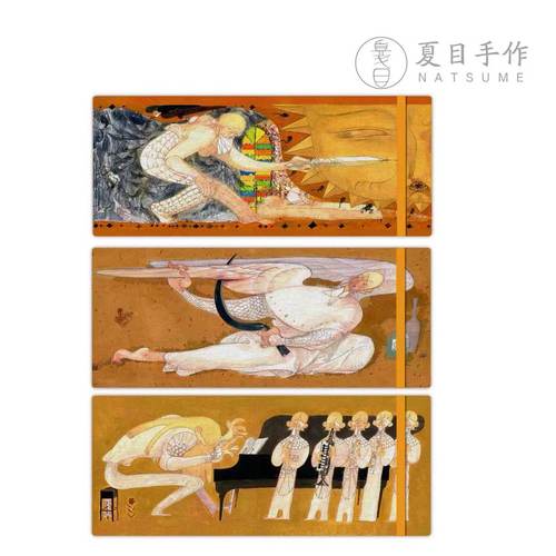 473/474/475「NATSUME x 双枪老太婆」9.5x24cm手工水彩本20张