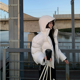 Tongse | 蓬蓬羽绒 三色310g新国标90白鸭绒羽绒服女短外套面包服