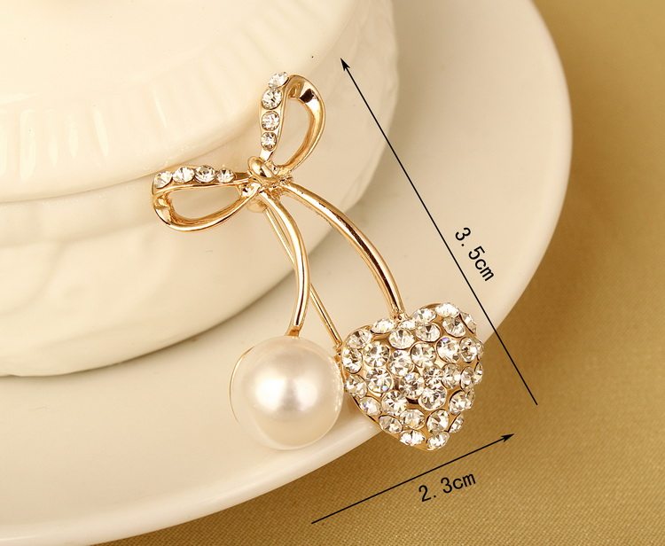 Broche femme en Zircon diamant - Ref 1170635 Image 5