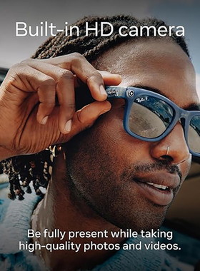 Ray-Ban Meta Wayfarer 智能眼镜 雷朋 Smart Glasses运动通话AI