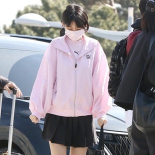 24新款 防风梭织宽松运动休闲夹克628392 PUMA彪马女子外套IVE同款