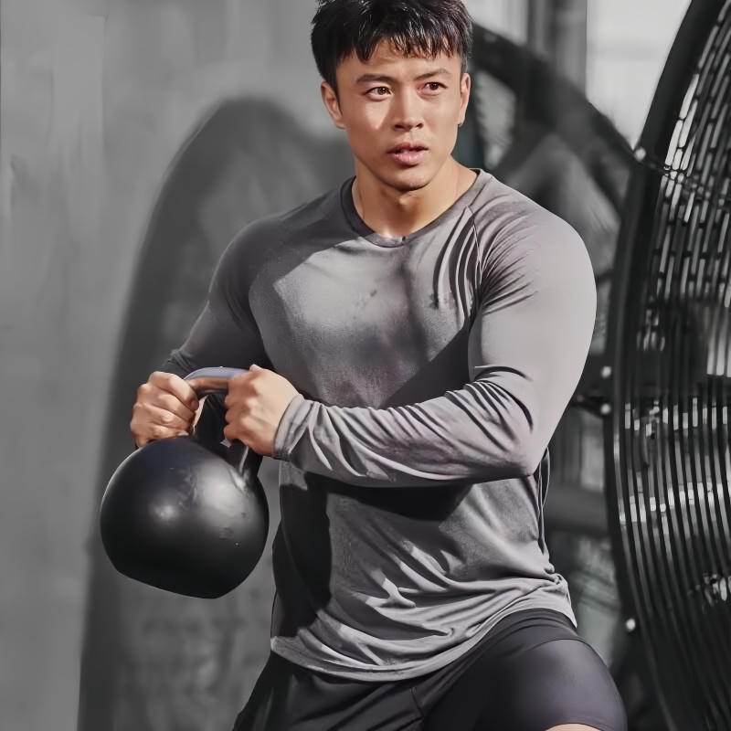 UA安德玛男速干透气长袖运动T恤