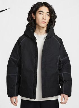 Nike耐克男子连帽防风运动羽绒服