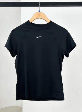 25新款Nike耐克女子短袖Pro Dri-FIT圆领修身休闲运动T恤FV7843