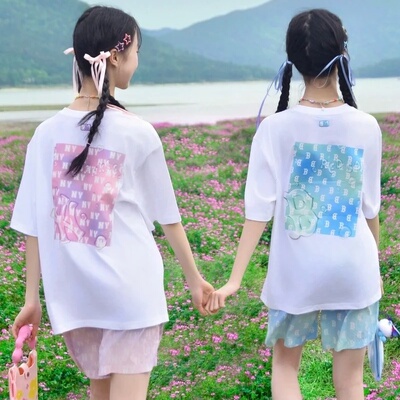 MLB儿童短袖男女童NY老花运动T恤