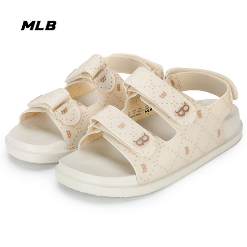 MLB男女凉鞋NY老花透气沙滩鞋
