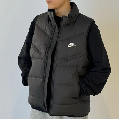 NIKE耐克男子立领保暖羽绒马甲