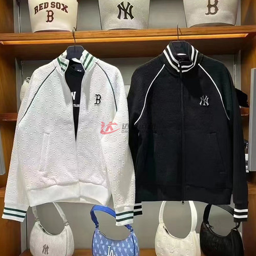 MLB男女立领外套NY运动茄克