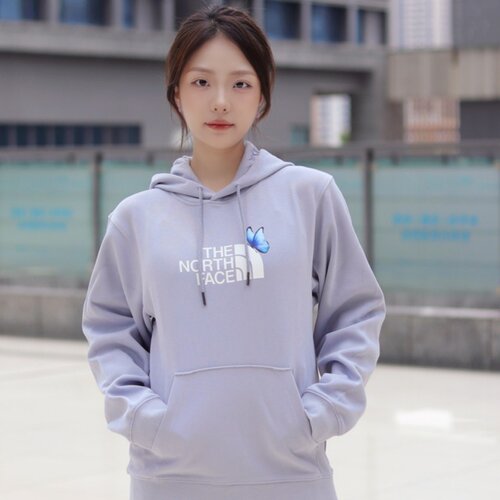 北面运动卫衣女子连帽休闲套头衫